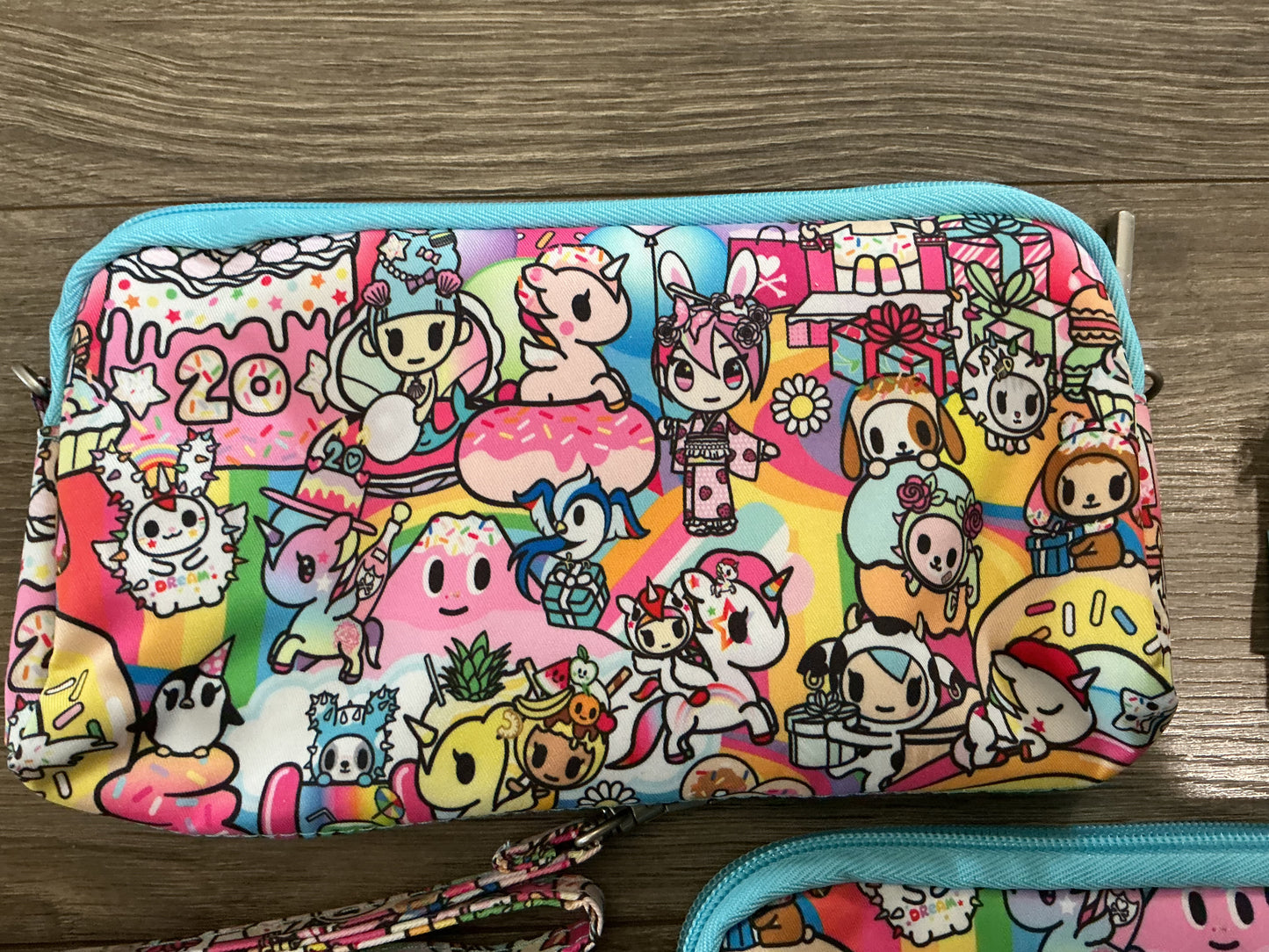 Jujube x Tokidoki Toki 20th Anniversary Collection Be Set 3 Piece Pouch Set