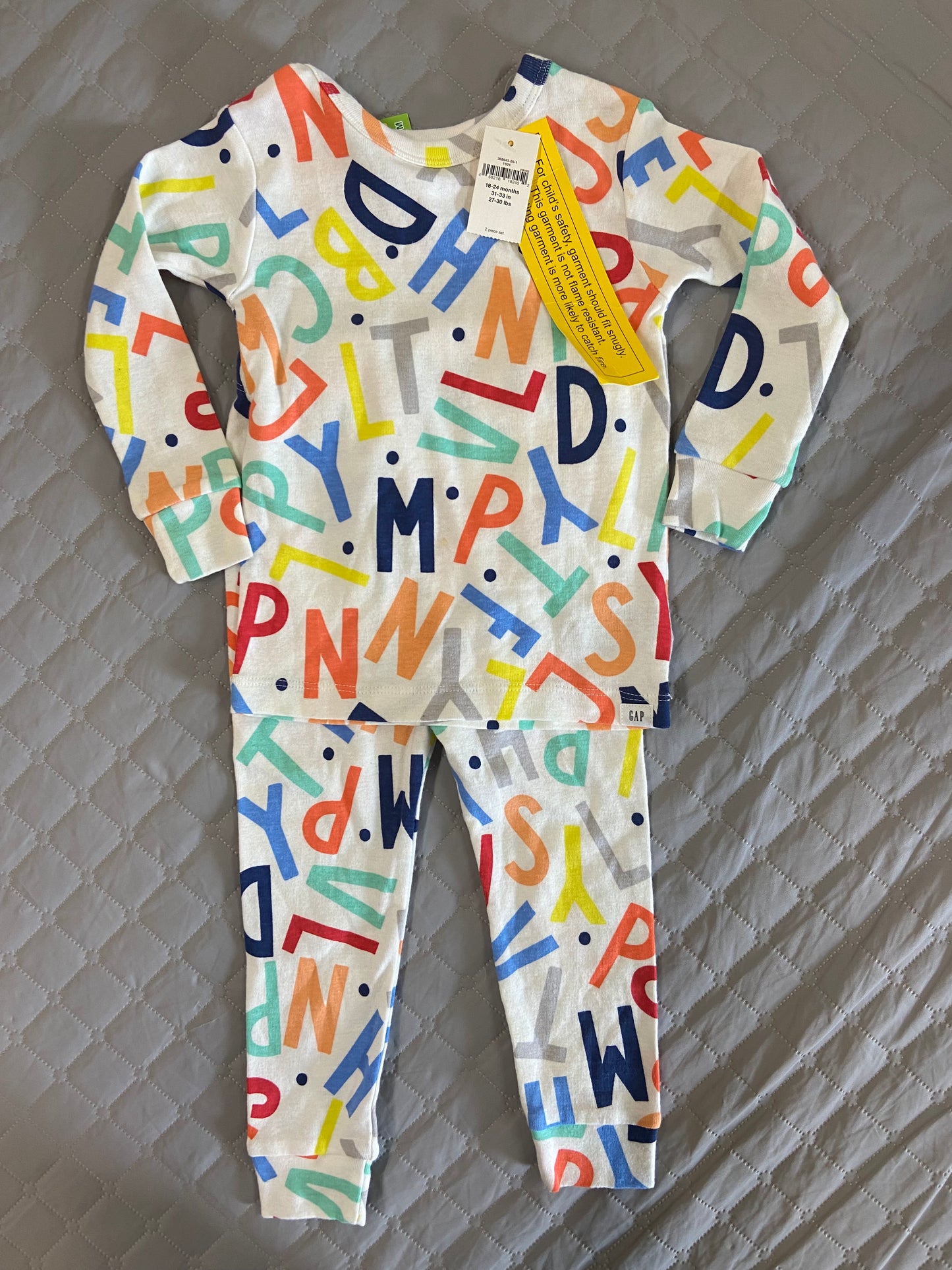 New Baby Gap Pajama Set, 18-24m