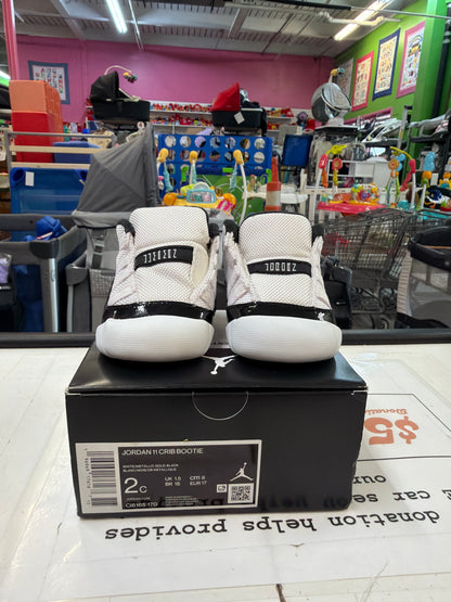 Jordan 11 Crib Bootie, 2c