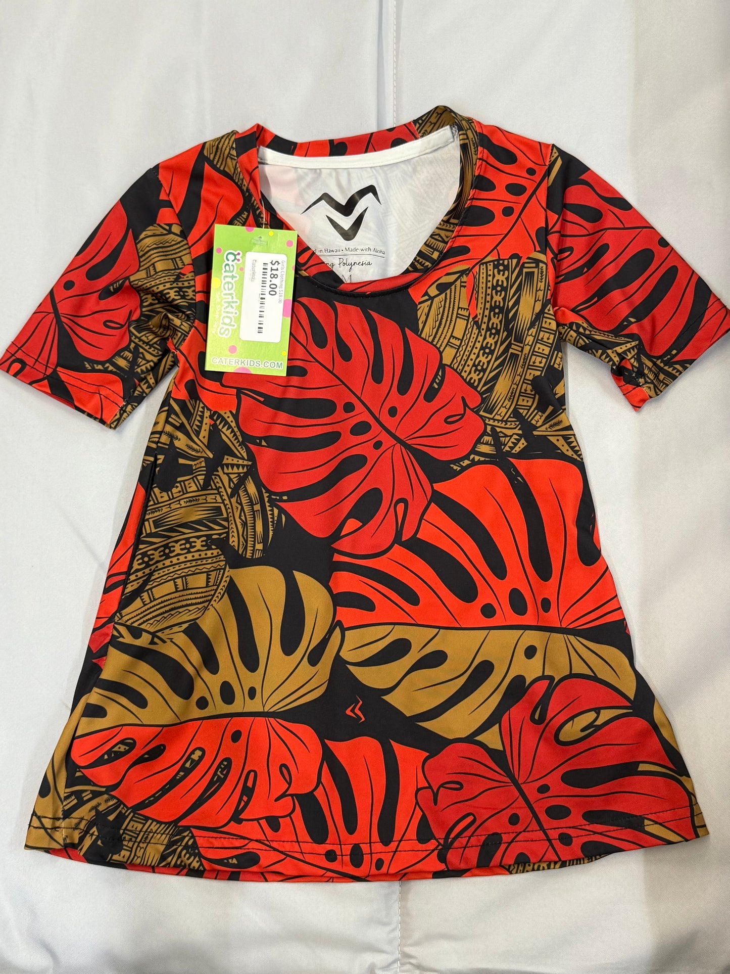 Red and Gold Missing Polynesia, 12m