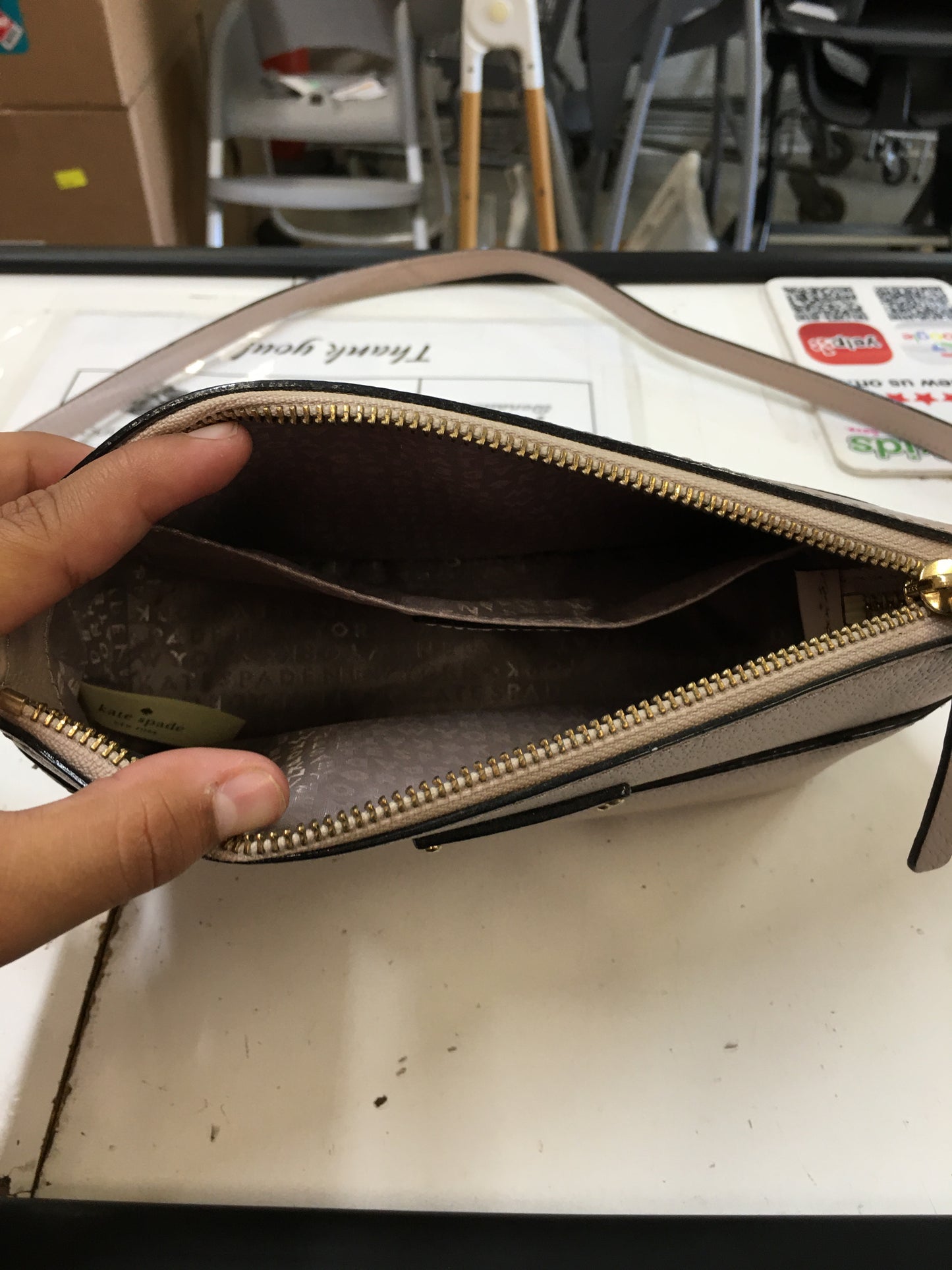 Beige Kate Spade Purse