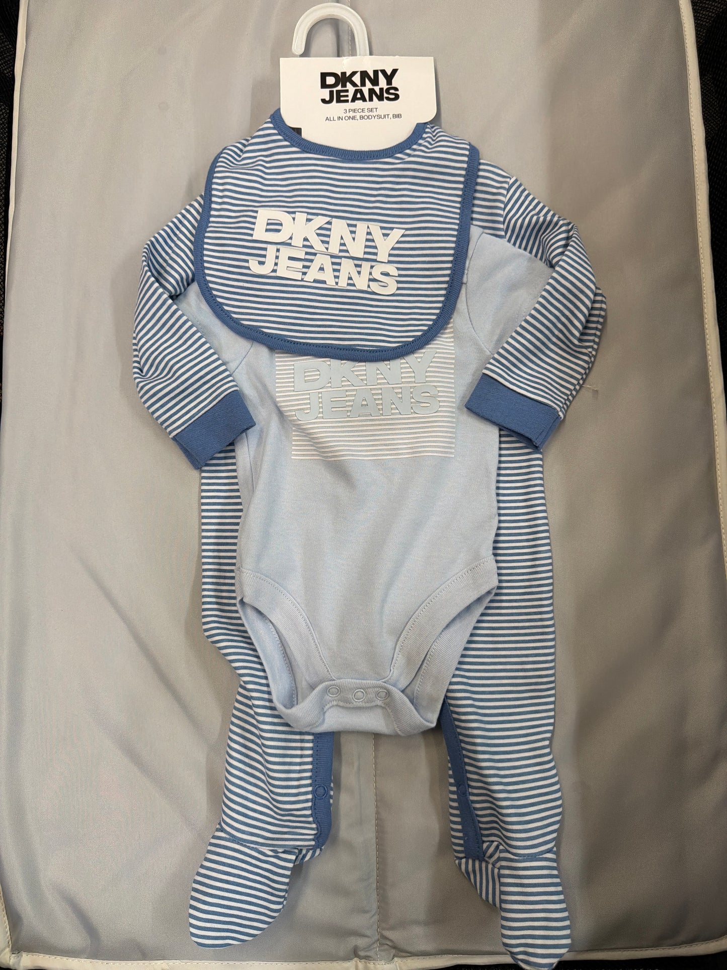 New DKNY Jeans 3 Piece Set, 3-6M