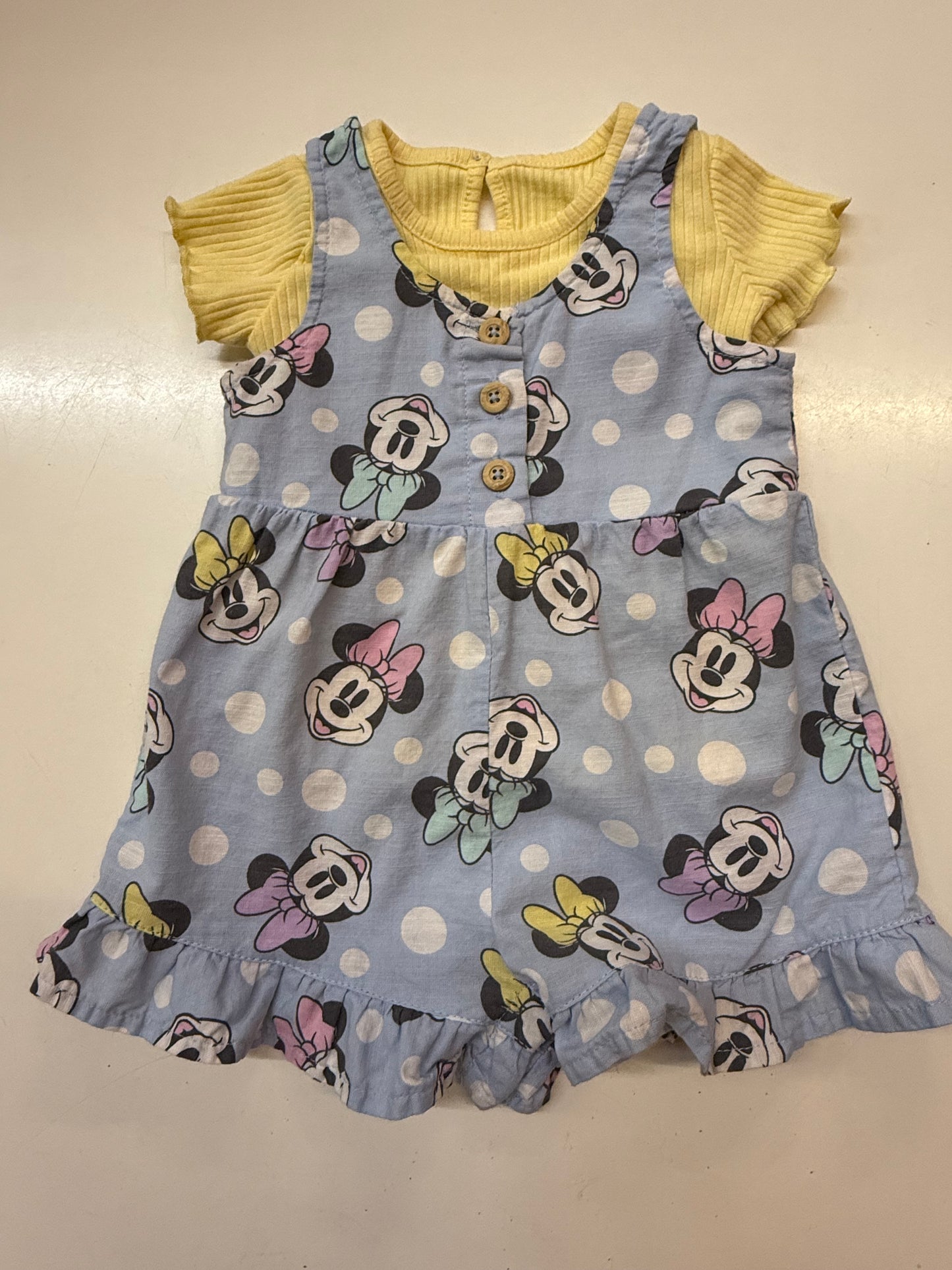 Minnie Romper Set, 3-6m