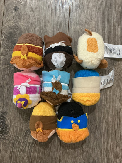 Disney Tsum Tsum, beauty and the beast footstool 8 piece belle