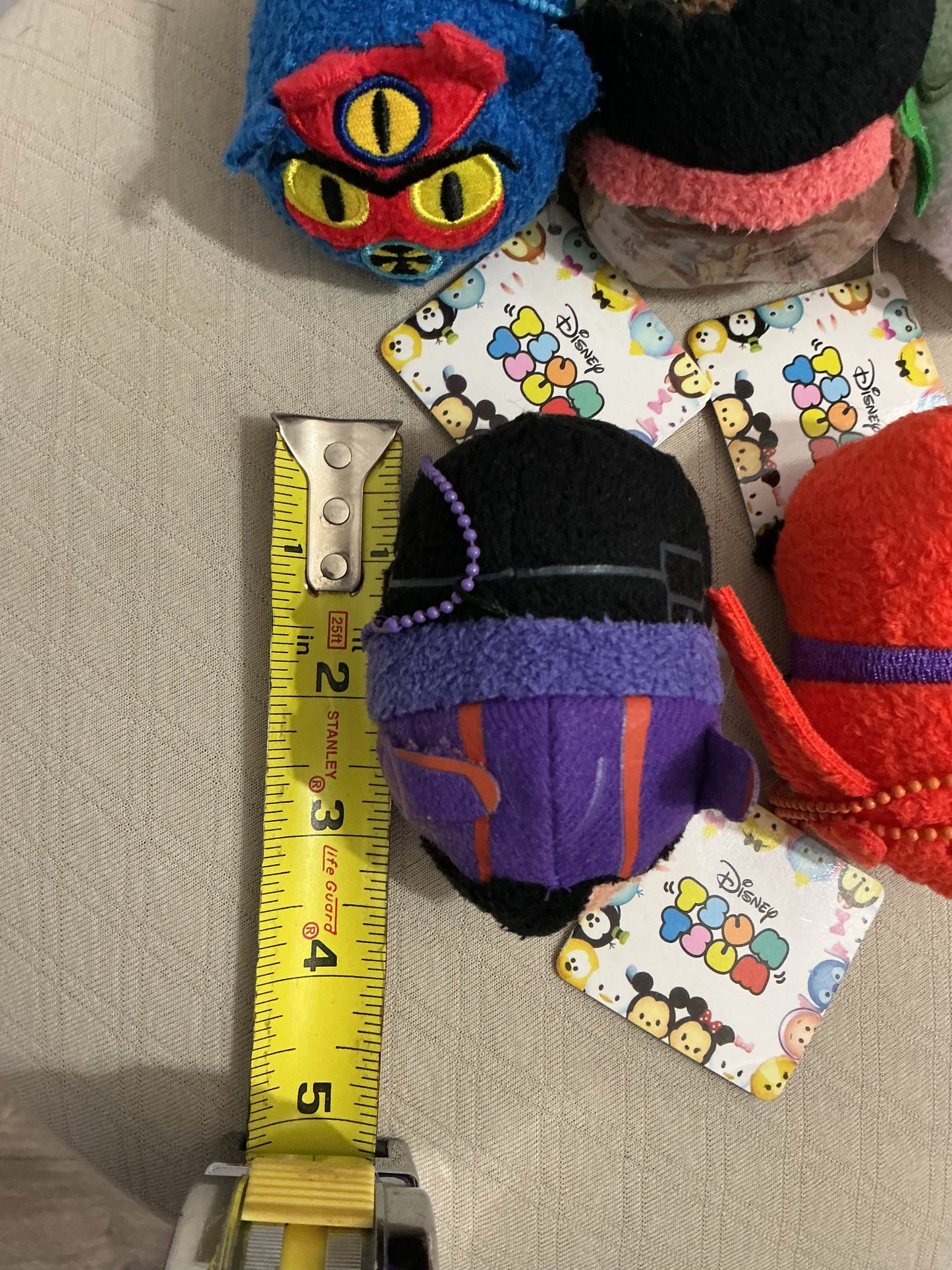 Disney Tsum Tsum Big Hero 6 Mini Plush Set of 5 Baymax NWT