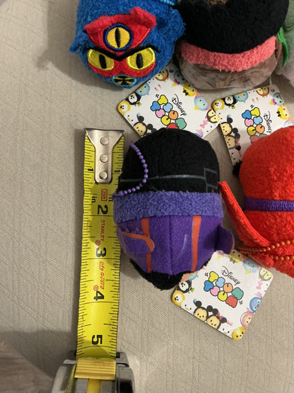 Disney Tsum Tsum Big Hero 6 Mini Plush Set of 5 Baymax NWT