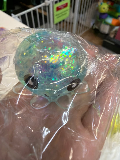 Mini Glitter Octopus Squishy