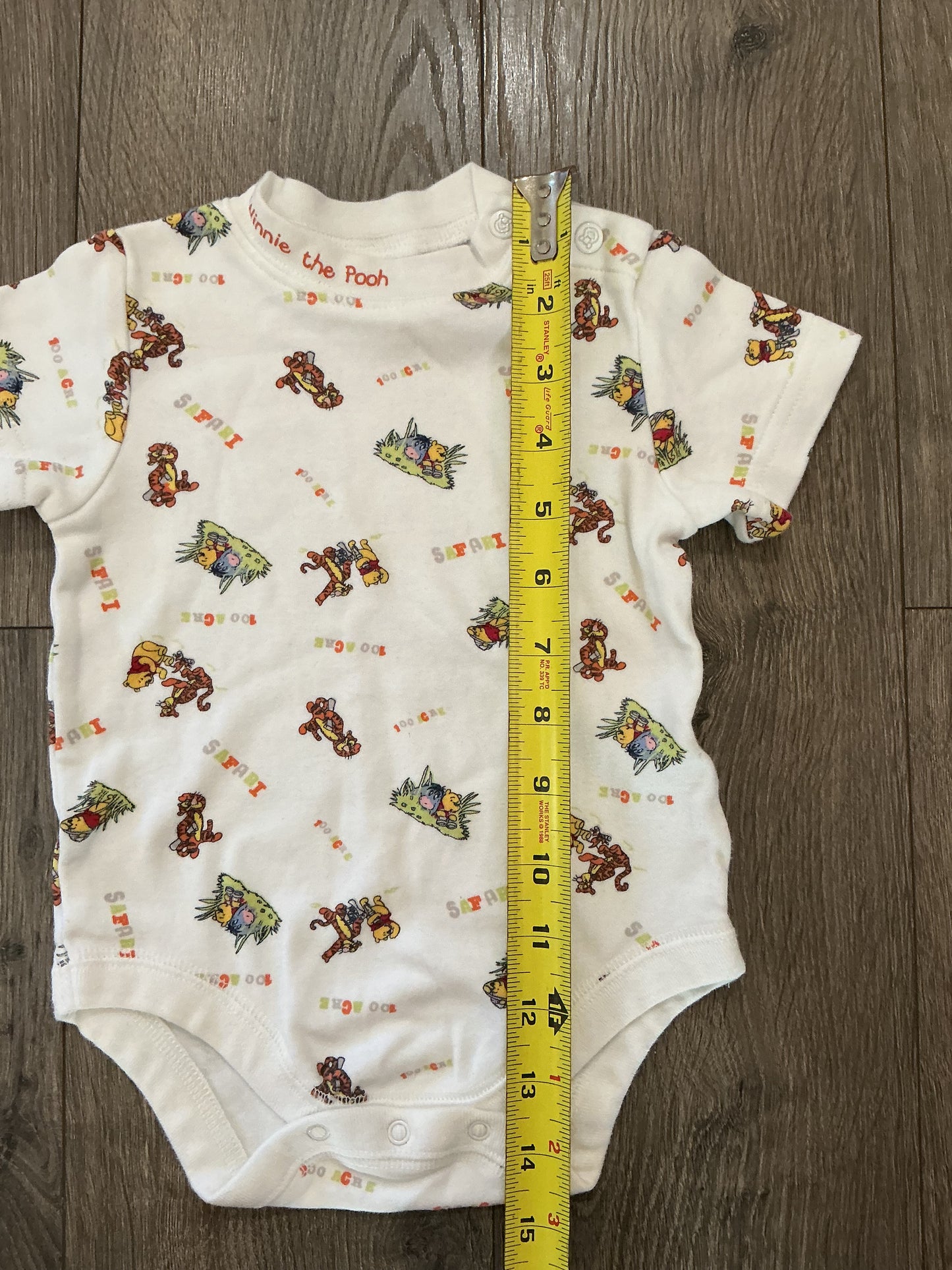 Baby Boy Clothes Disney Winnie The Pooh Size 3-6 Month Pooh Bodysuit