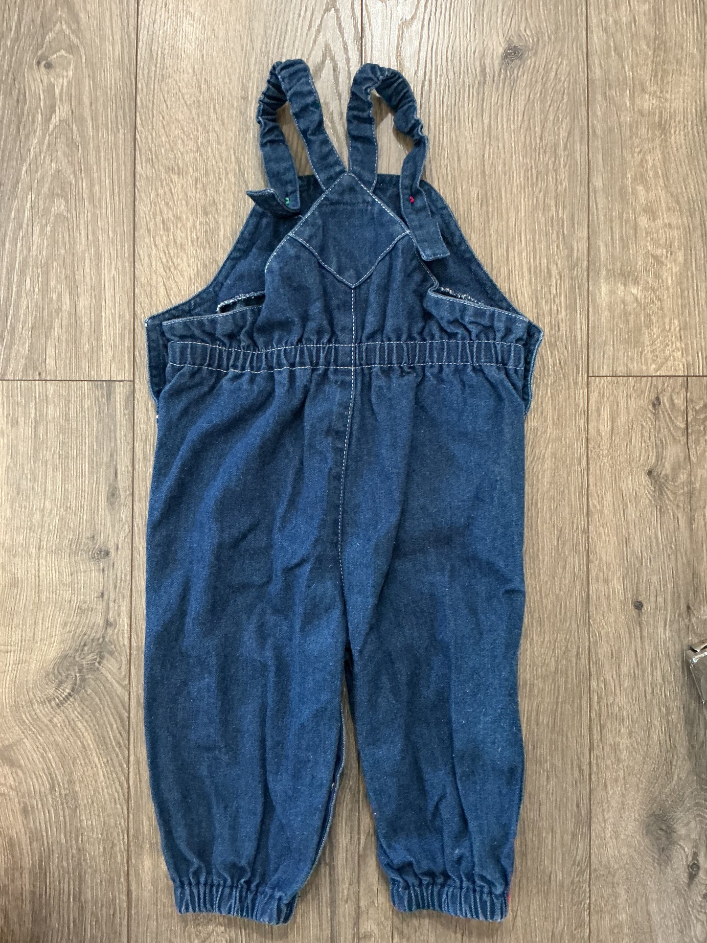 Vintage Overalls Izod Lacoste 12 months Made USA denim Rare