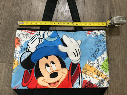 Disney Parks Ink & Paint Sorcerer Mickey Mouse Large Tote Bag - Character Sketch