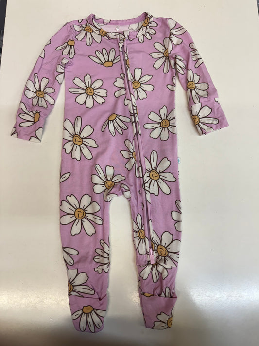 Pink Posh Peanut Coverall, 3-6m