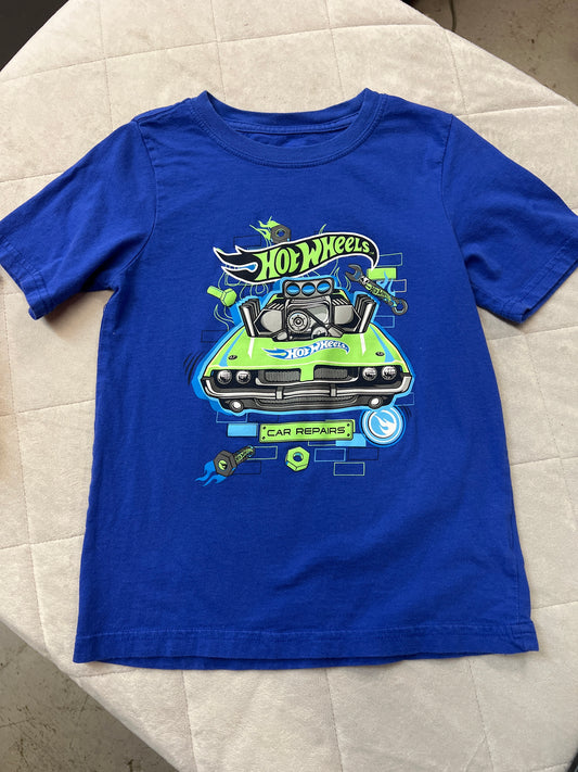 Hotwheels Shirt, Size 7