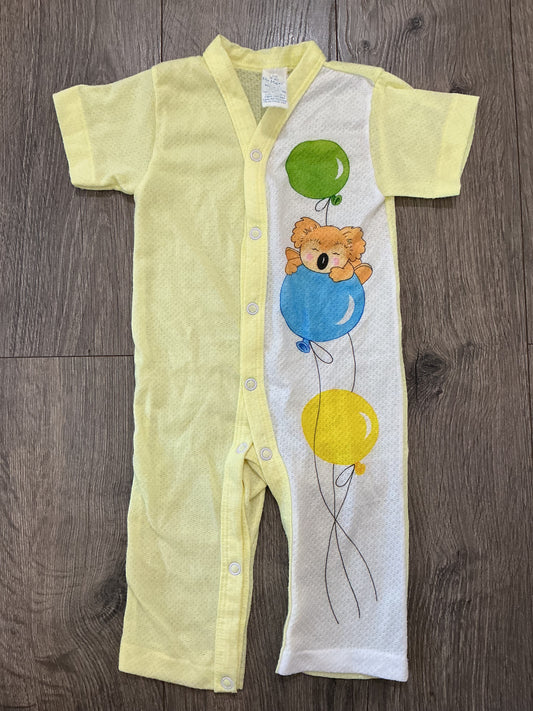 Vintage 90s Mr majesty koala bear jumper / romper / one piece baby outfit 18m