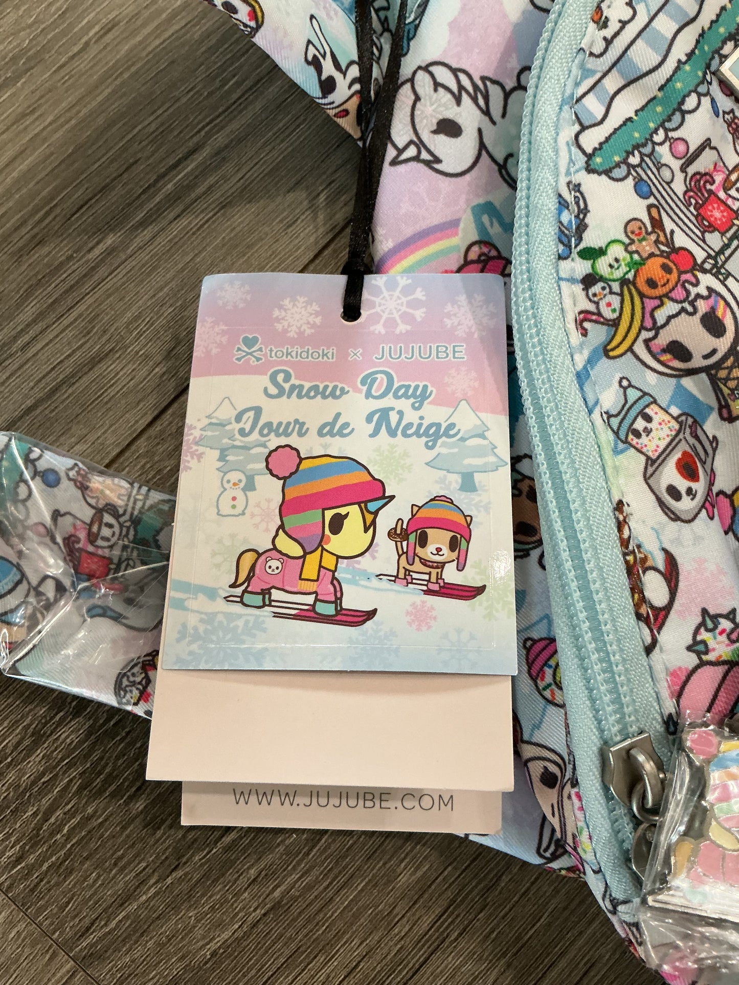 Tokidoki Snow Day Everyday Mini Small Diaper Bag Backpack — Ice Blue