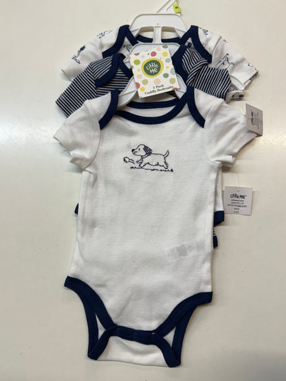 New Puppy Bodysuits 3pk, 3m