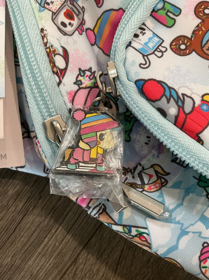 Tokidoki Snow Day Everyday Mini Small Diaper Bag Backpack — Ice Blue