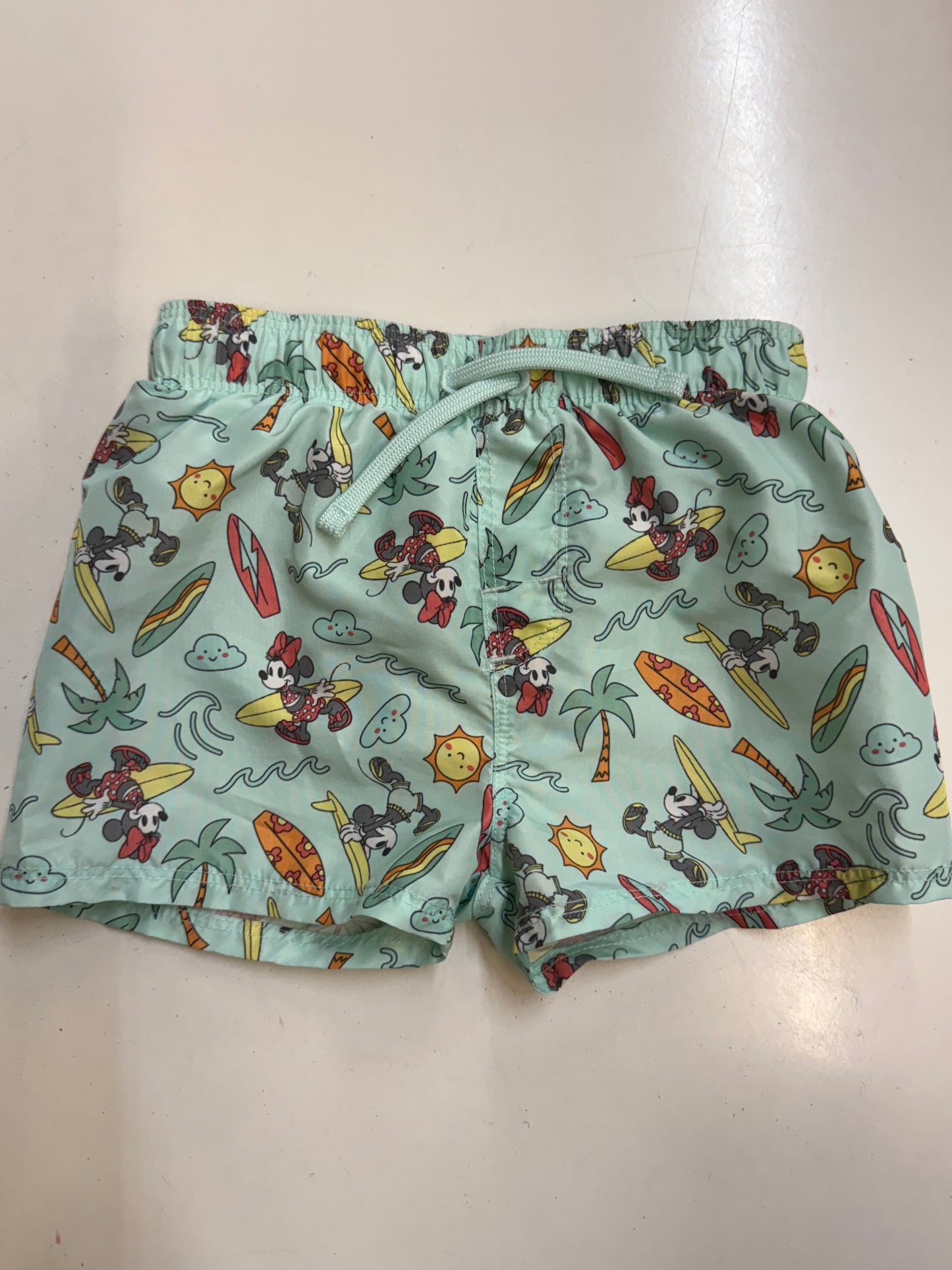 Mickey Swim Shorts, 3-6m