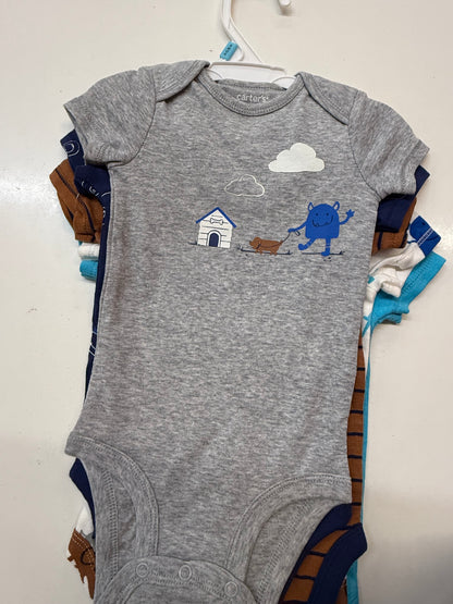 New Carter’s 5pc Bodysuit, 6m