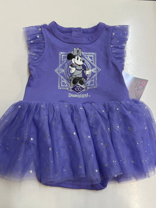 New Purple Minnie Dress, 6-9m