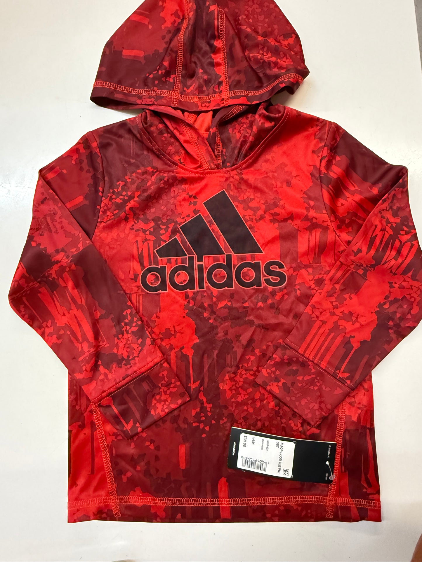 New Adidas Hooded Tee, 24m