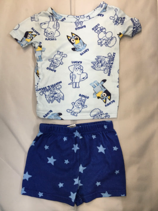 Bluey 2 Piece Outfit, 4t