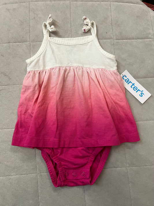 New Carter's Bodysuit Dress, Size 9M