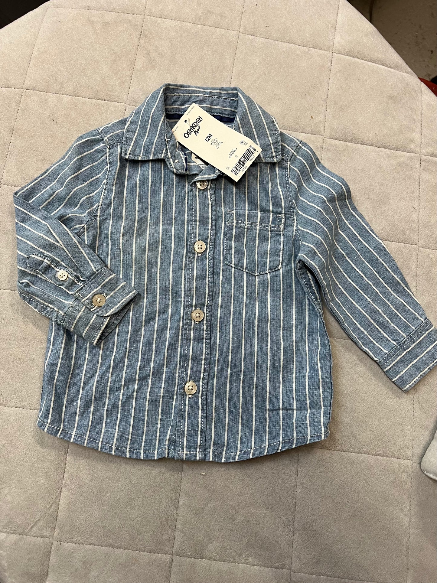 New OshKosh Longsleeve, Size 12M