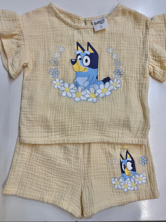 Yellow Bluey 2pc Set, 18m