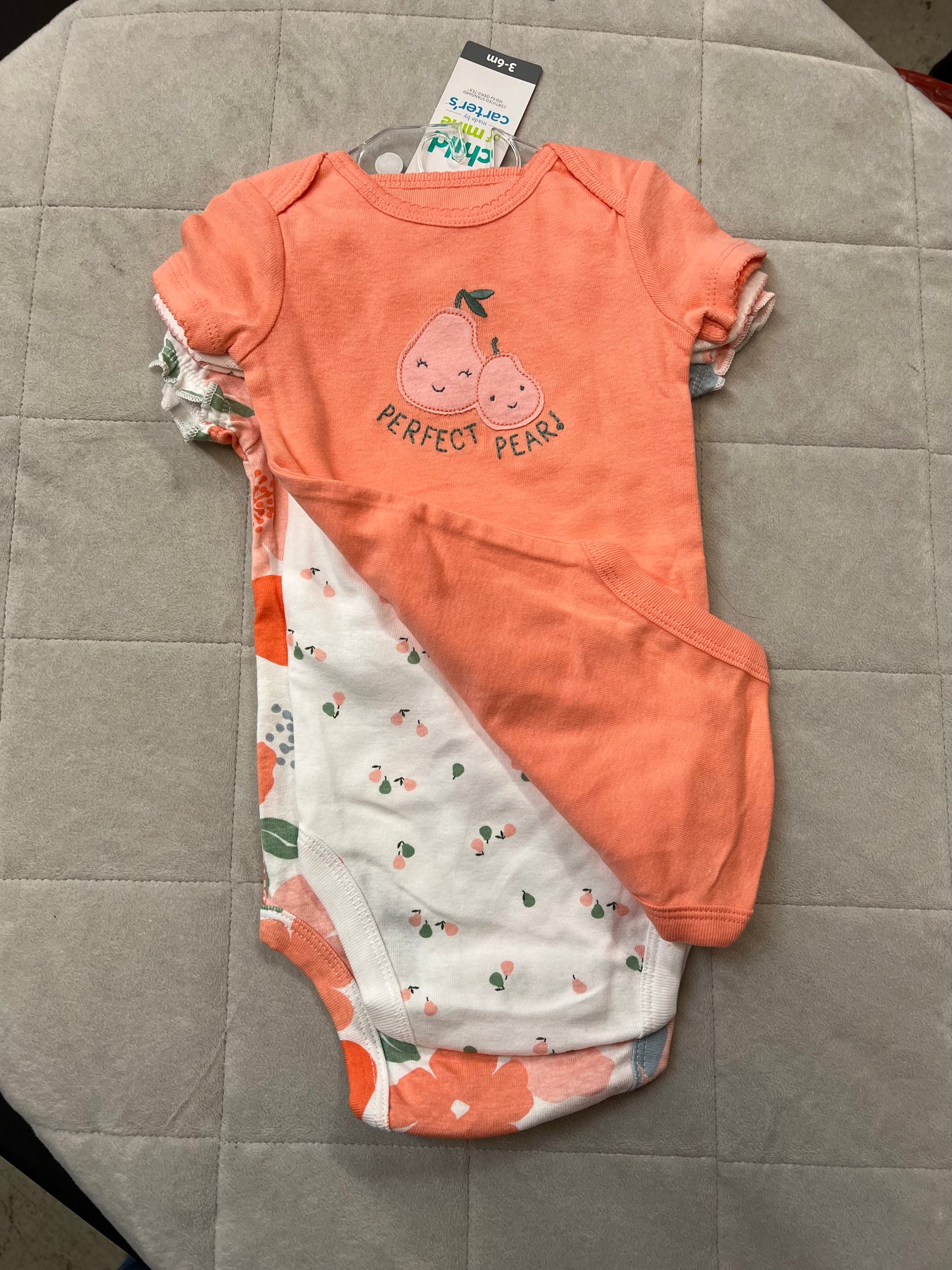New Carter's Bodysuits 3pk, Size 3-6M