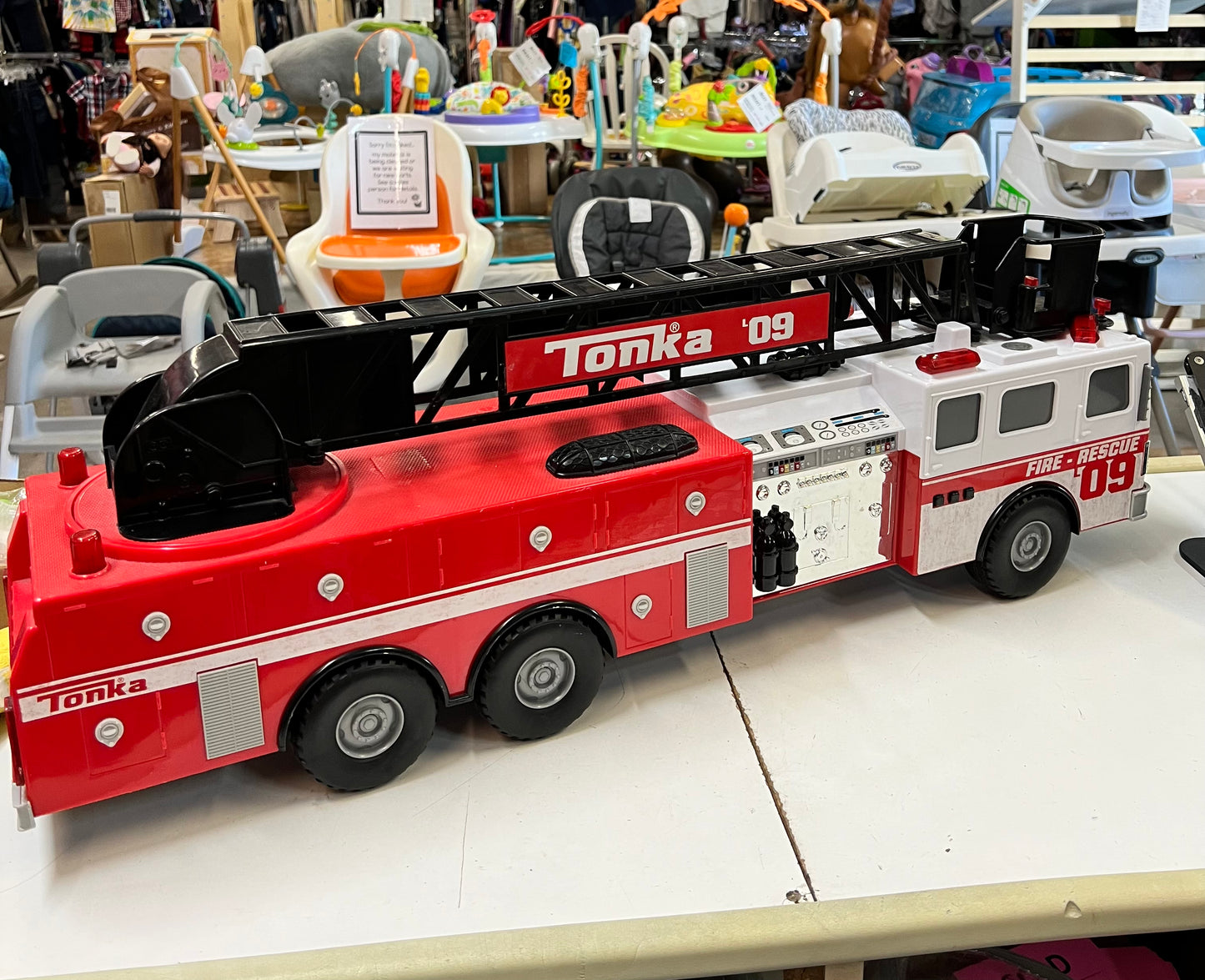 Mega Tonka Fire Truck