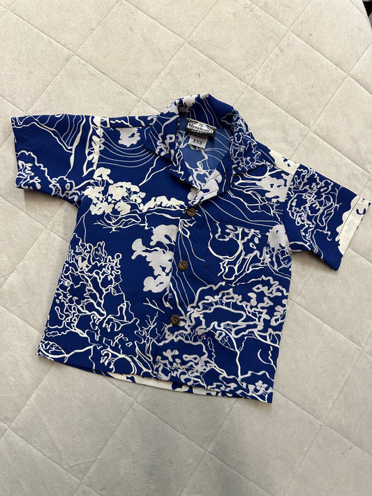 Manuheali"i Button Up Shirt, Size 2-3T