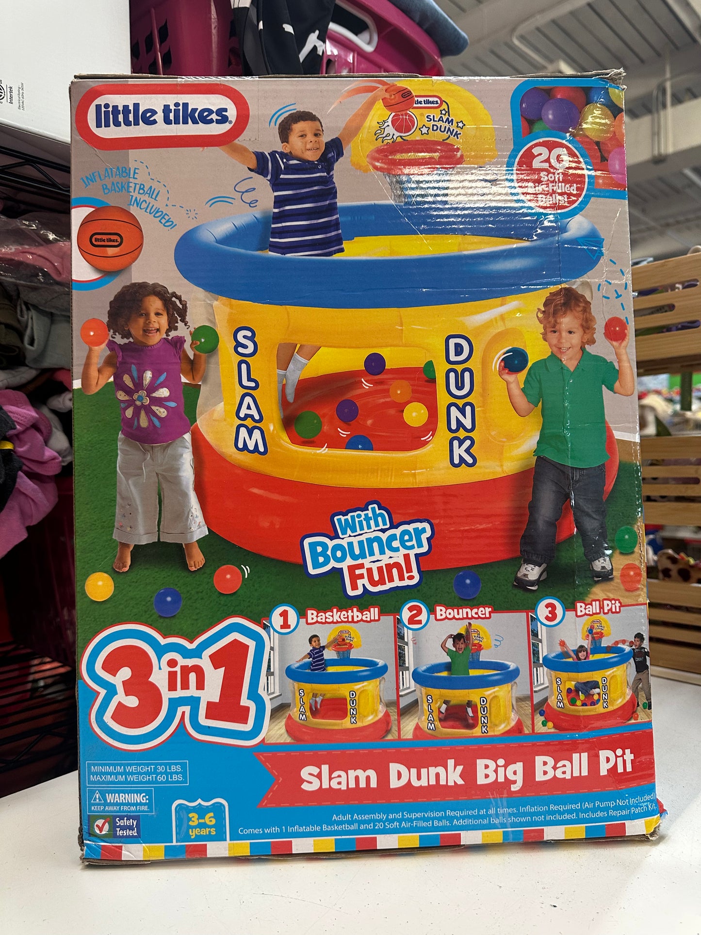New Little Tikes Slam Dunk Big Ball Pit