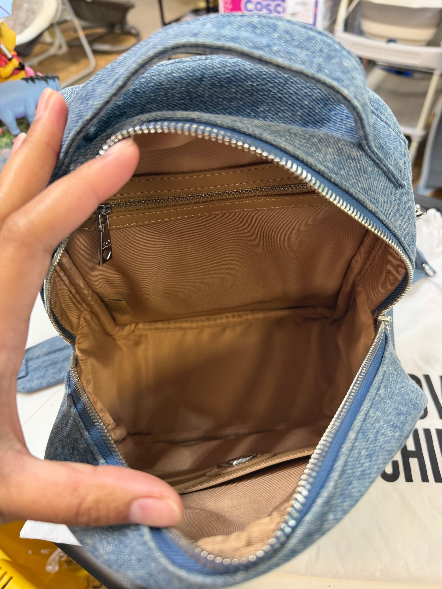 Moschino Denim Backpack