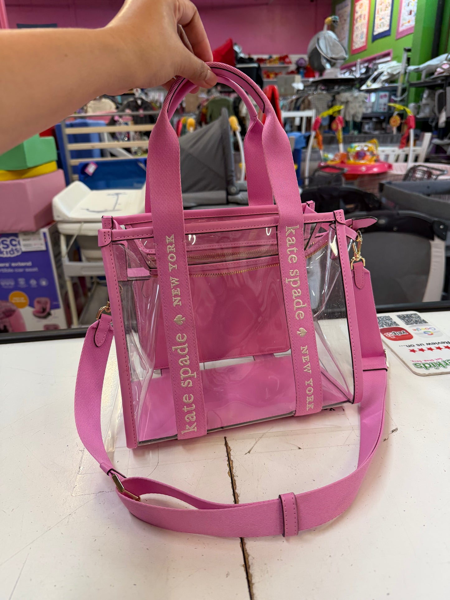 Kate Spade Clear Tote Bag