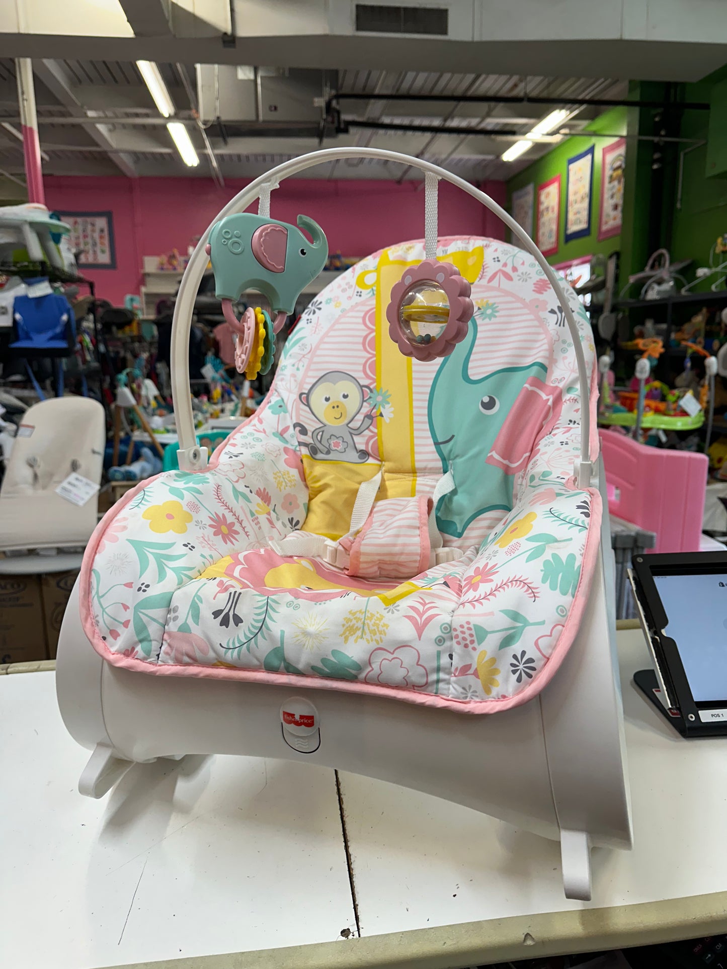 Fisher Price Infant to Toddler Rocker, Pink