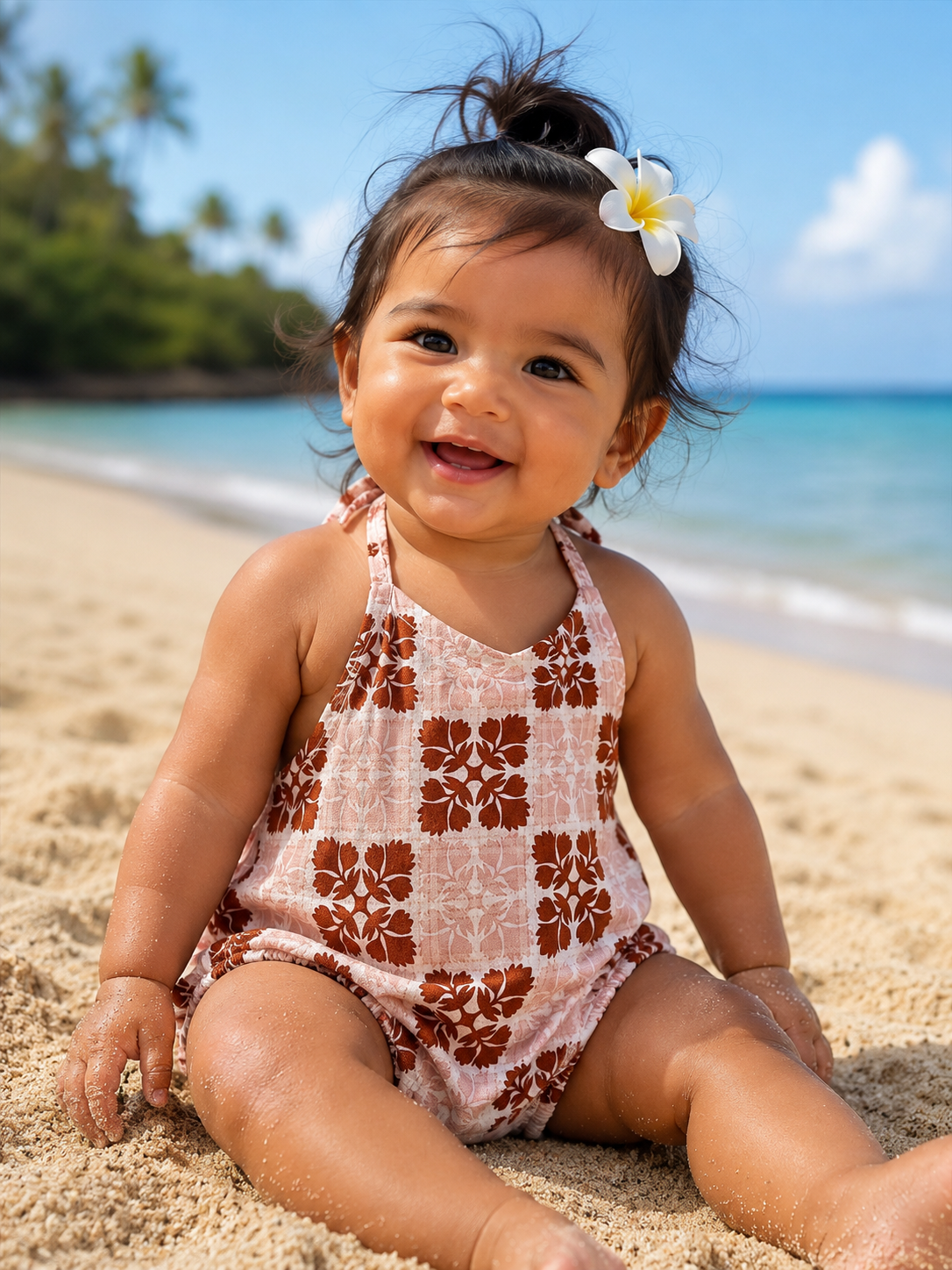 Quilt Halter Romper