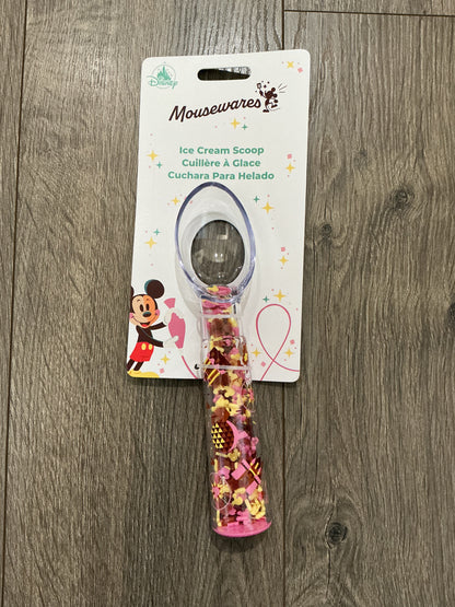 Disney Parks Mickey Ice Cream Scoop Confetti Rainbow Sprinkles Filled Handle