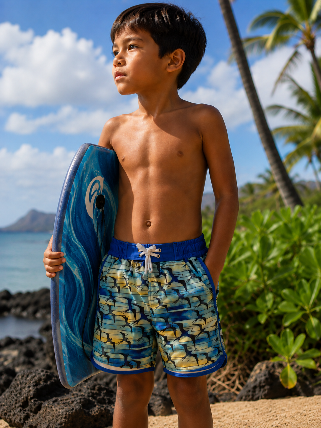 Blue Iwa Board Shorts