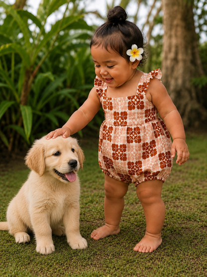 Quilt Bubble Romper