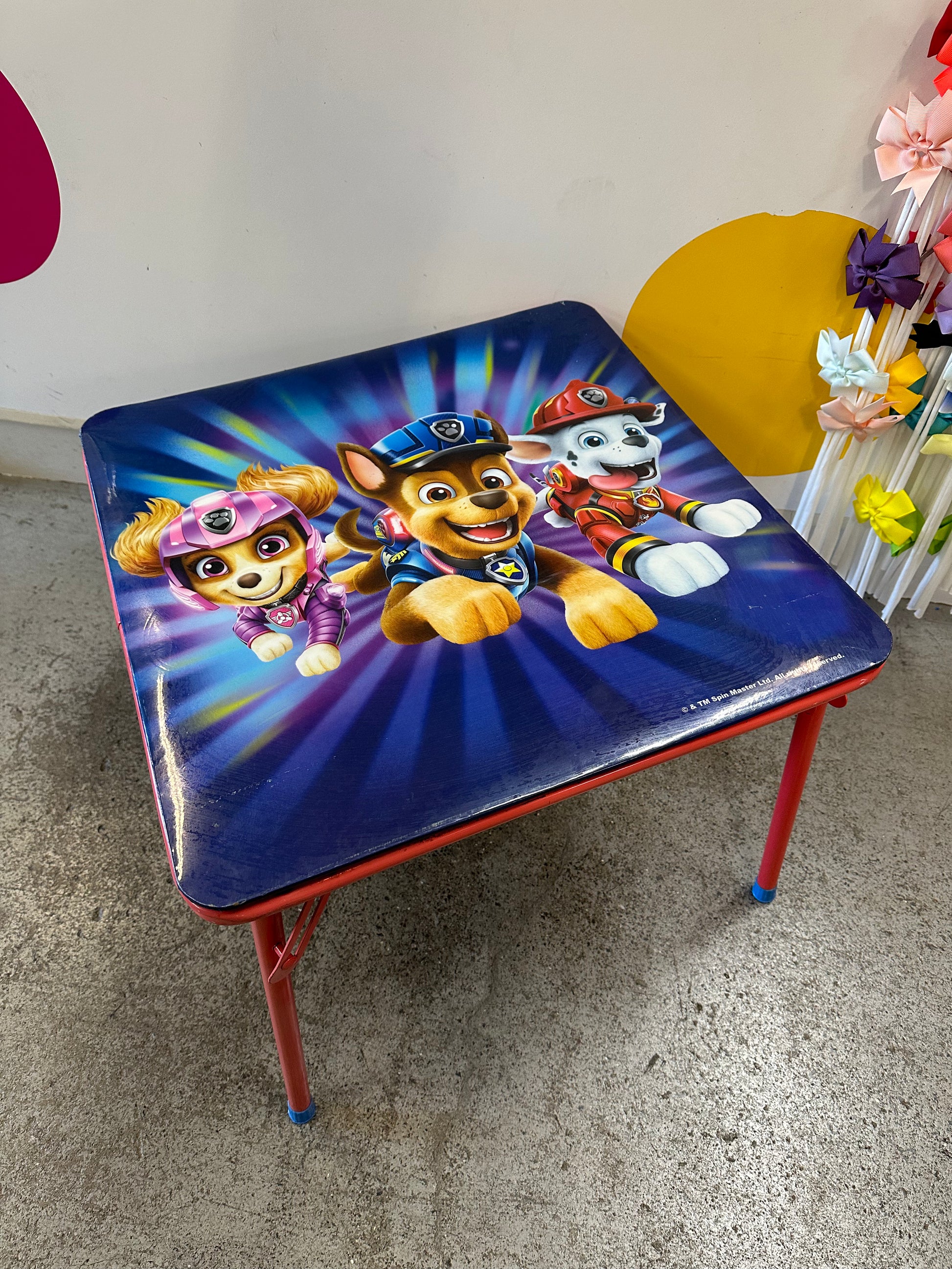 Paw patrol folding table deals