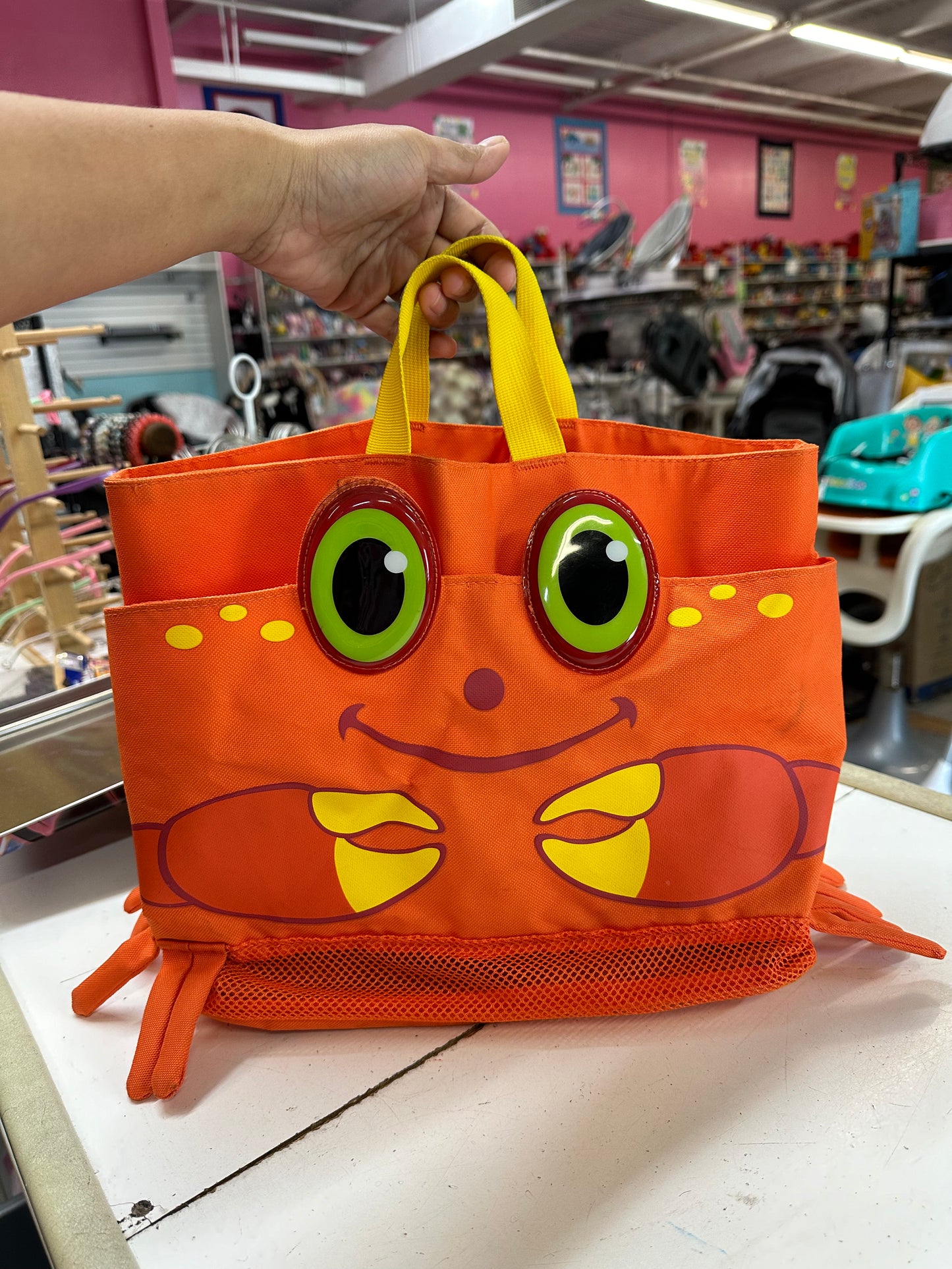 Sunny Patch Crab Beach Tote