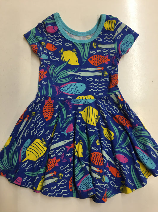 Coco Moon Fish Dress, 0-6m
