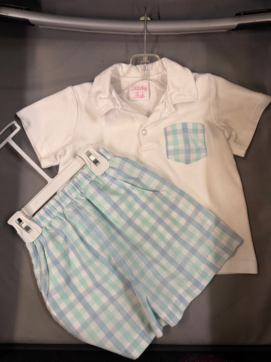 Stitchy Fish 2 Piece Set, 4T