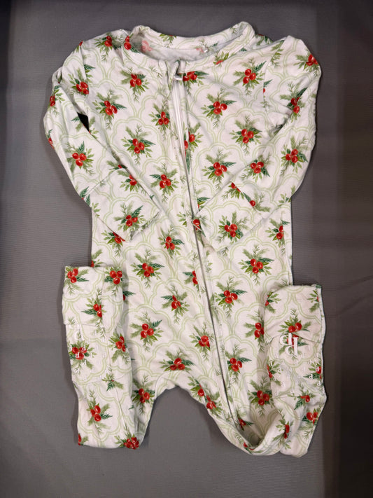 Posh Peanut Cranberry Onesie, 6-9m