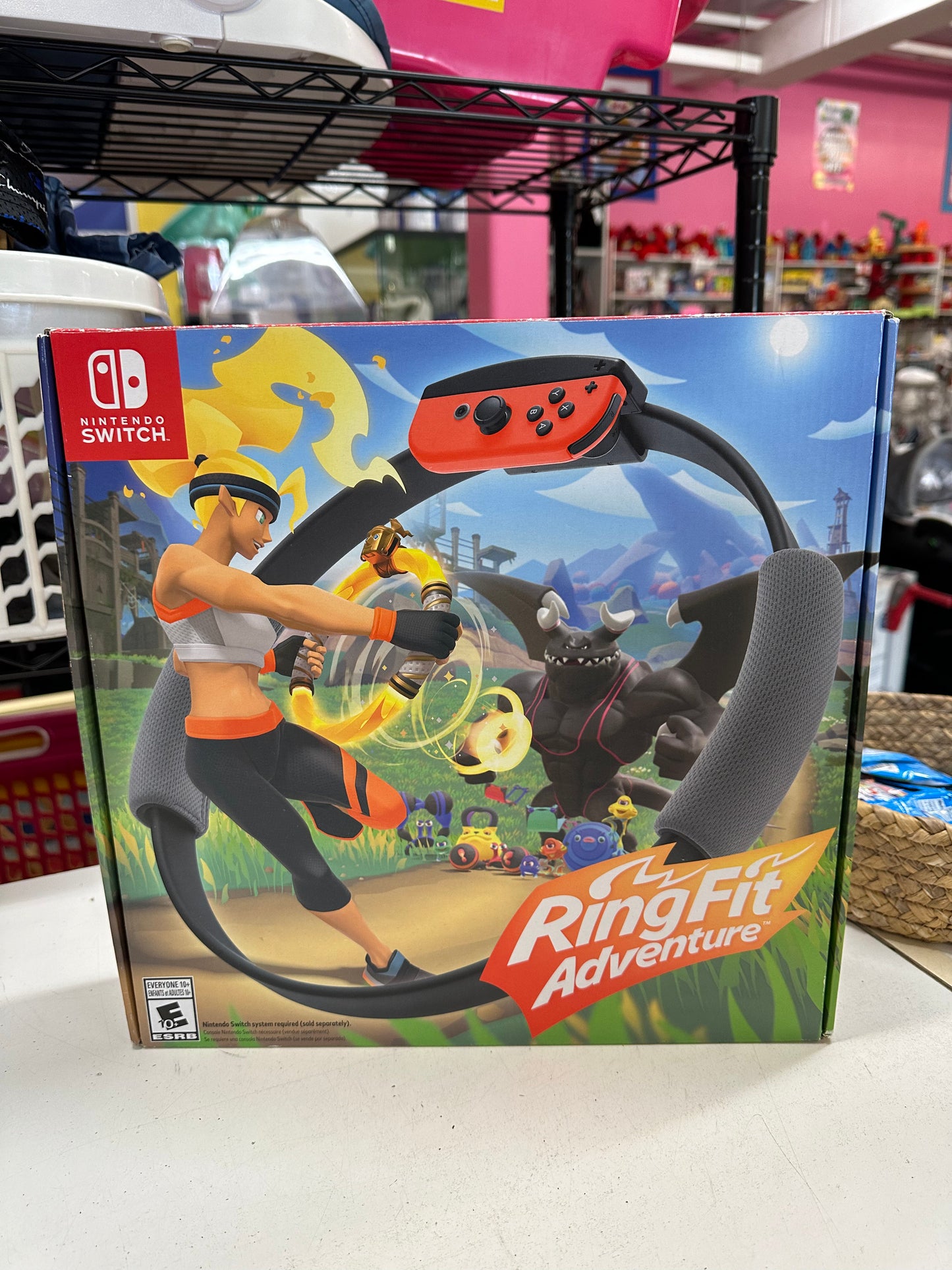 New Nintendo Switch RingFit Adventure