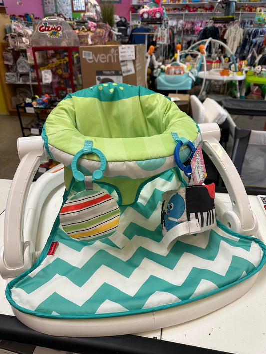 Fisher Price Sit Me Up Seat, Chevron Frog