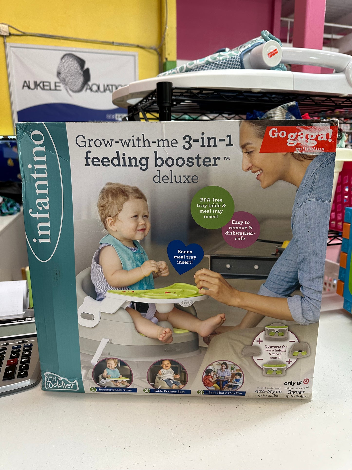 New Infantino Grow with Me Feeding Booster
