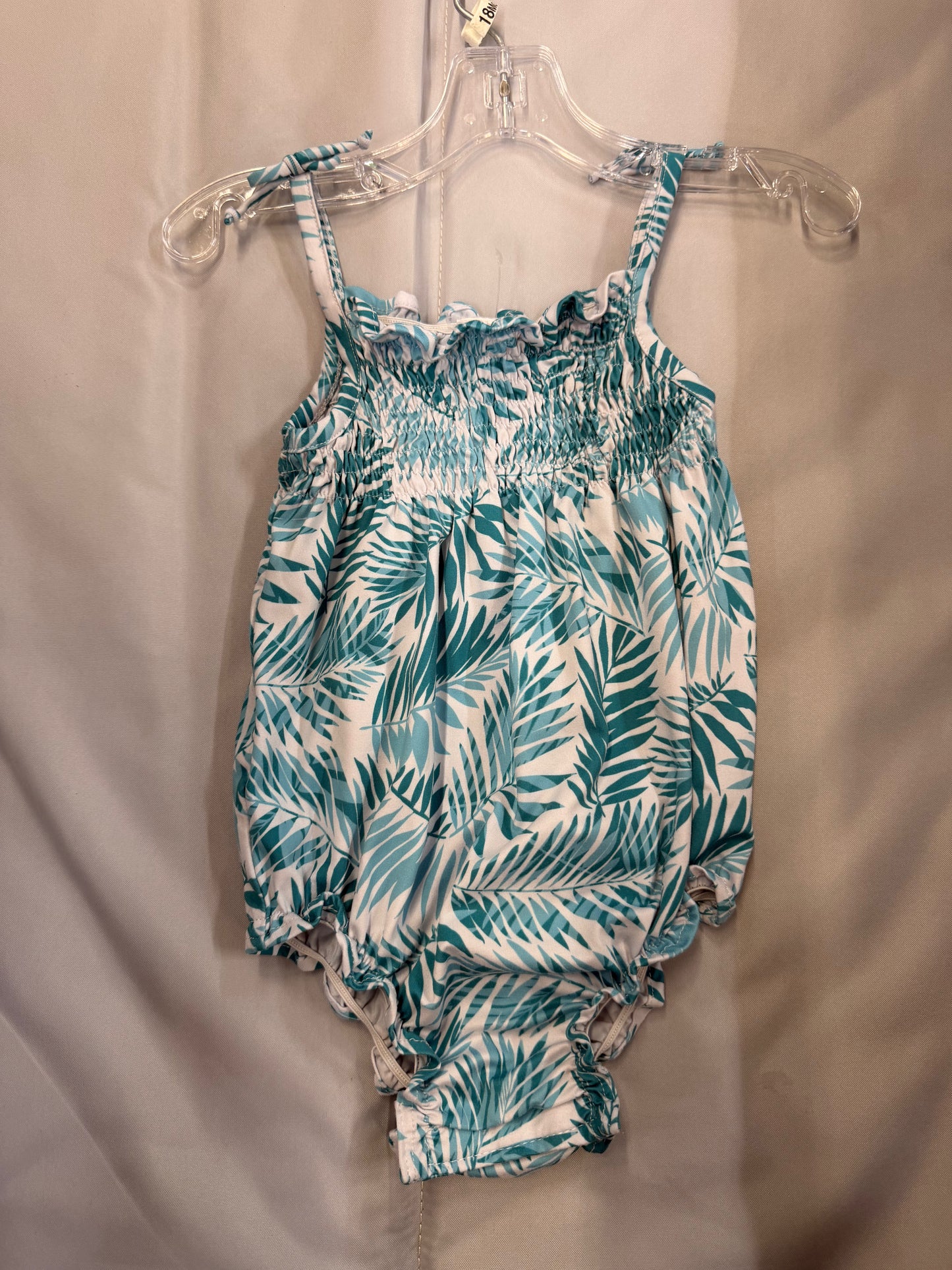 Hula Bay Blue Onesie, 18M