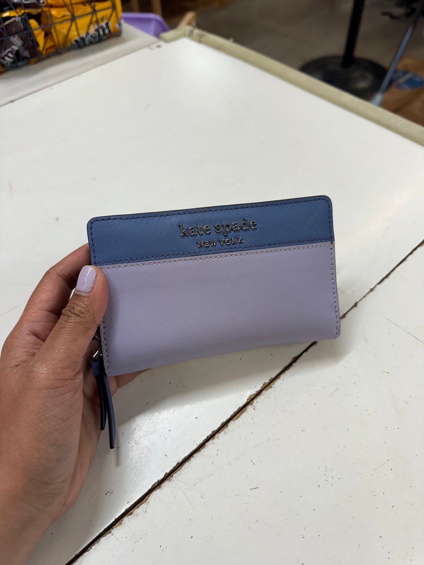 Kate Spade Wallet, Blue/Purp