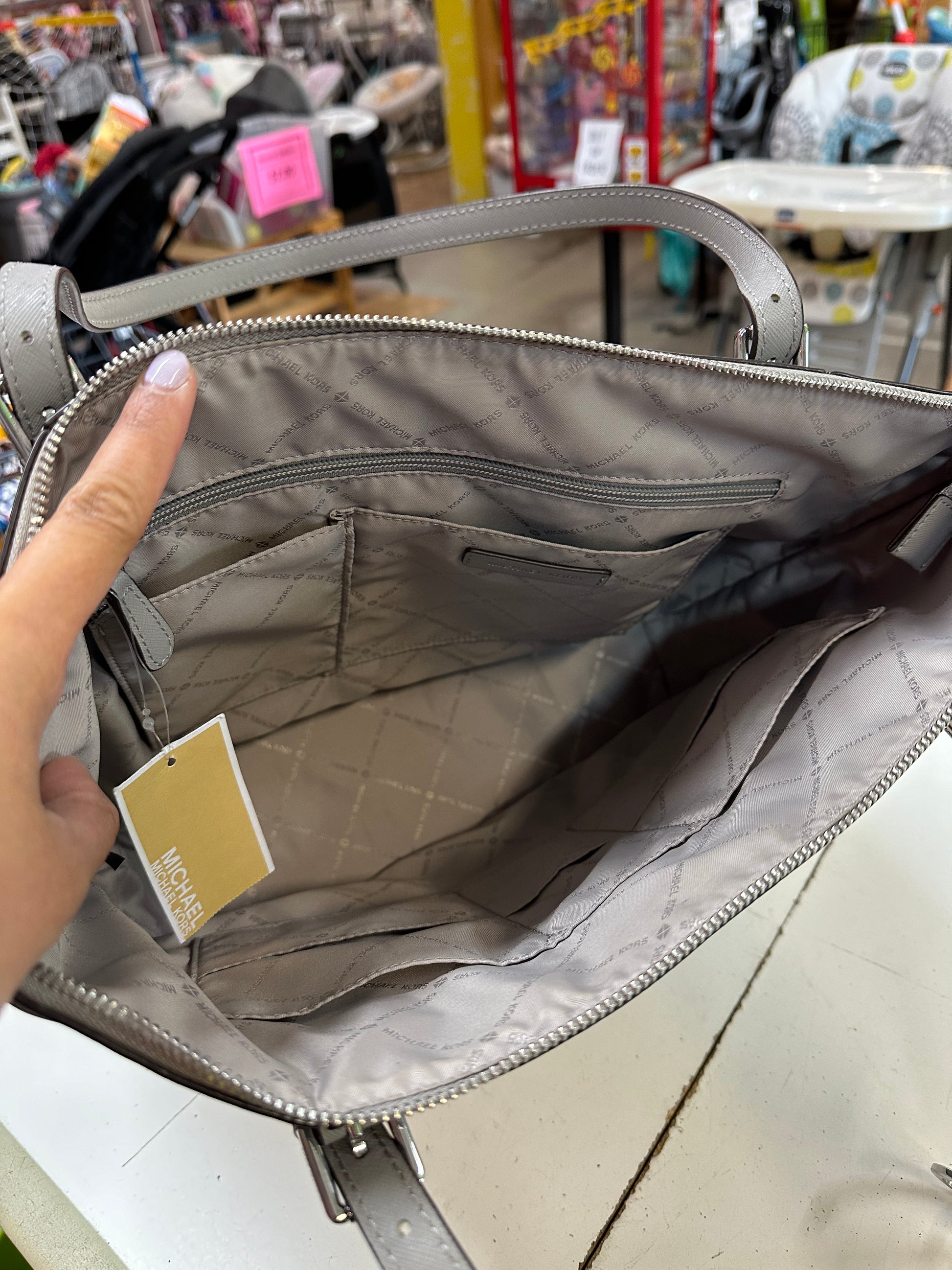 Michael Kors Purse Grey